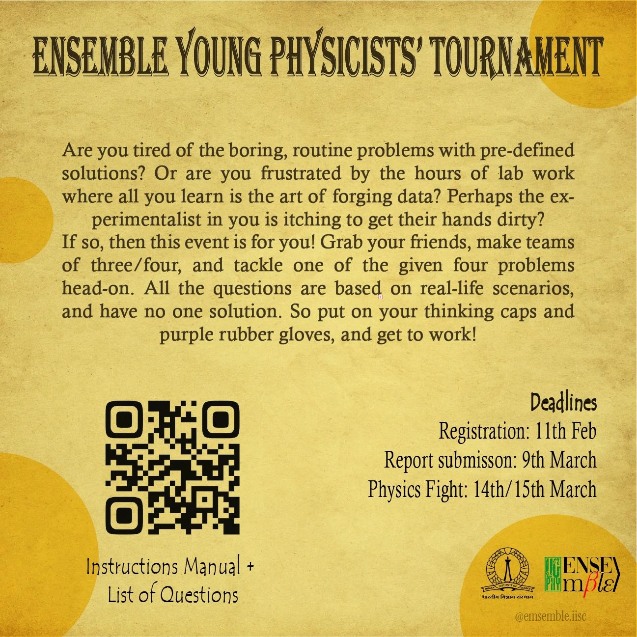 Ensemble Young Physicists Tournament