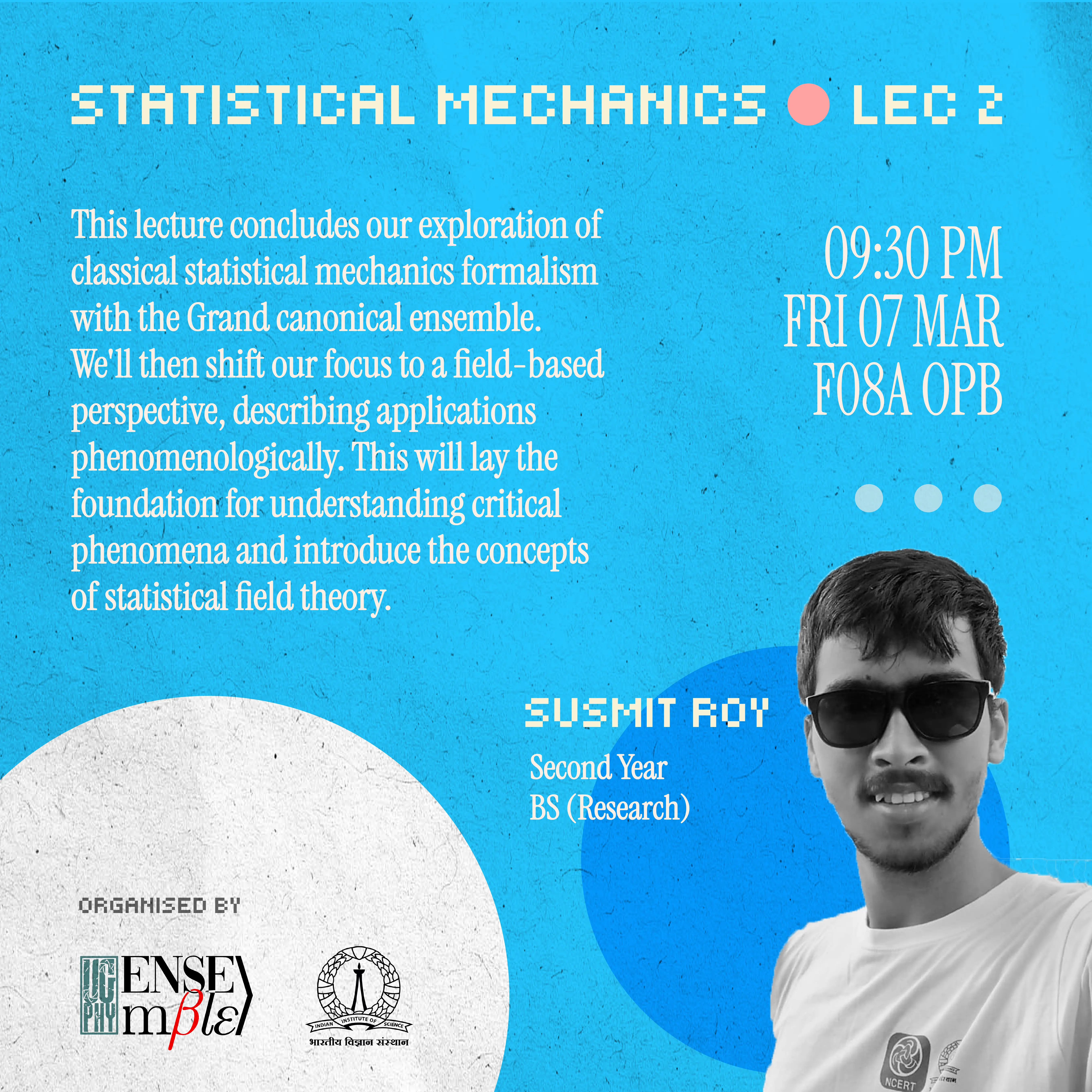 Statistical Mechanics Lec 2